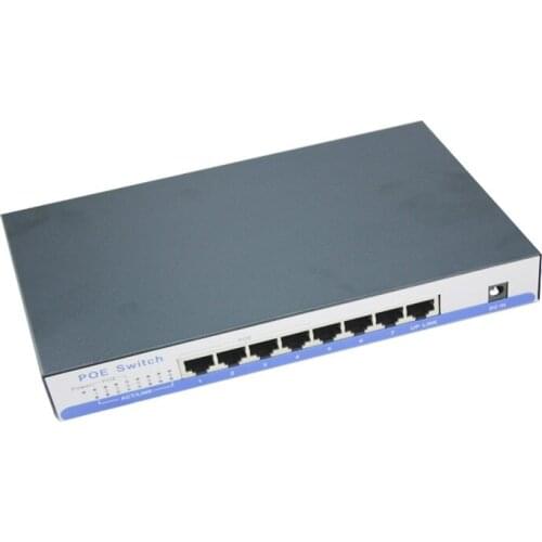 ANDDEAR 8 port 10/100Mbps POE Switch 4port POE and 4port Uplink Total Power 65W wireless AP IP camera network remote equipment