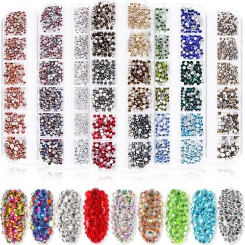 Mix Clear AB DIY Manicure Nail Art Decorations For Nail Supplies All For Nail Art Accessories Tools For 3D Nail Art Jewelry