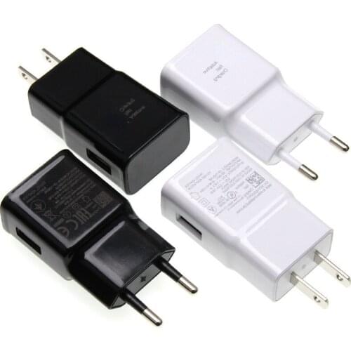 5V 2A US EU Plug Universal Mobile Phone USB Wall Charger Adaptive Fast Charging Travel Adapter For Xiaomi Samsung Tablet PC