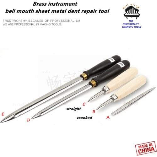 High quality trombone trumpet French horn Brass instrument bell mouth sheet metal dent repair tool press polish tool