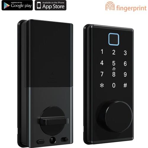 TTlock Bluetooth Smart Home Lock Auto-Locked Fingerprint Door Lock RFID Keyless Entry Passage mode Office Privacy Digital Lock