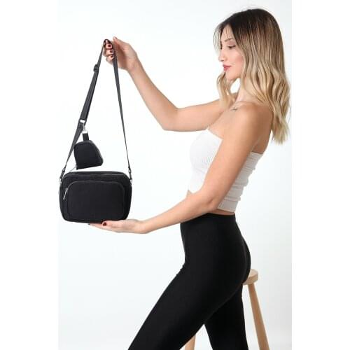 Woman Black Purse Bag