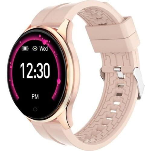 Women Girls Female Smartwatch Heart Rate Monitor Bracelet Activity Fitness Tracker Messages Calls Reminder for Mobile Phones