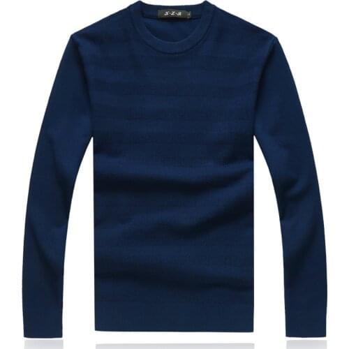 Winter Christmas Cashmere Striped Sweater Men Pullover Fashion Mens Jumper Plus Size Mens Sweaters 2021 Crewneck M-5XL 8XL