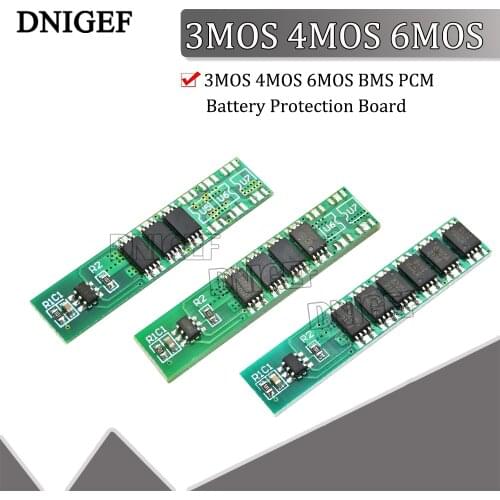 1 PCS 1S 15A 3.7V Battery Protection Board Li-ion 3MOS 4MOS 6MOS BMS PCM Battery Protection Board PCM for 18650 Lithium Lion