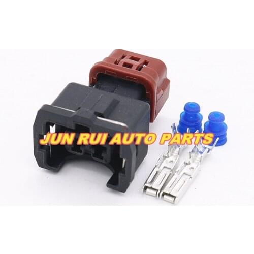 10sets/lot 2 Pin/Way Waterproof Electrical Wire Connectors DJ7023YB-3.5-21 Female Automobile Connector