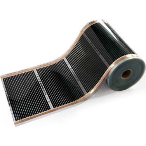 220V 50cm Width Healthy Floor Heating Infrared Underfloor Heating Carbon Film Heater Electric Carbon Crystal Fiber Heating Film