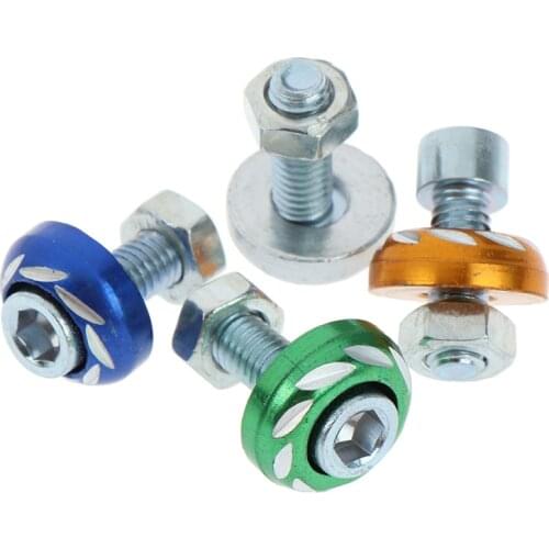 4pcs Universal White Green Blue Orange Thread License Plate Frame Bolts Screws For Car Truck red License plate screws