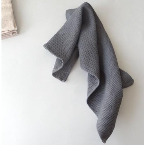 6pcs/lot CottonHome Dining Room Kitchen Tea Table Towel Waffle Hotel Tablecloth Desk Napkins