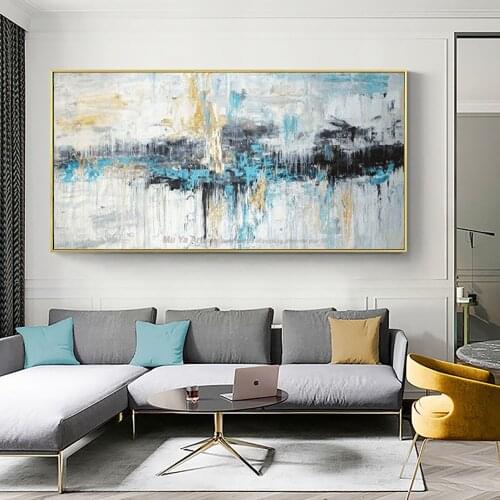Abstract art painting modern wall art canvas pictures large wall paintings handmade oil painting for living room wall decor art