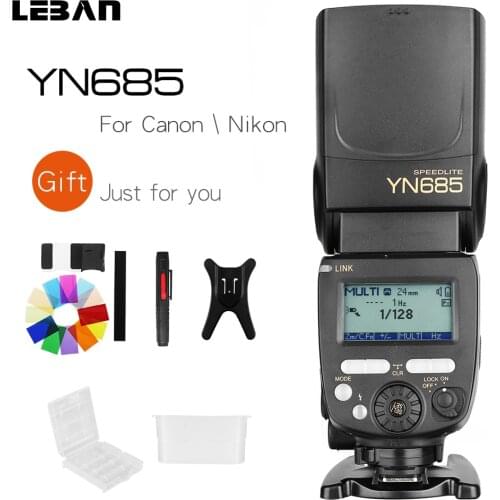Yongnuo Speedlight YN685 GN60 2.4GHz Wireless Radio ETTL Flash 1/8000s HSS 622C Built-in Support External Power for Canon