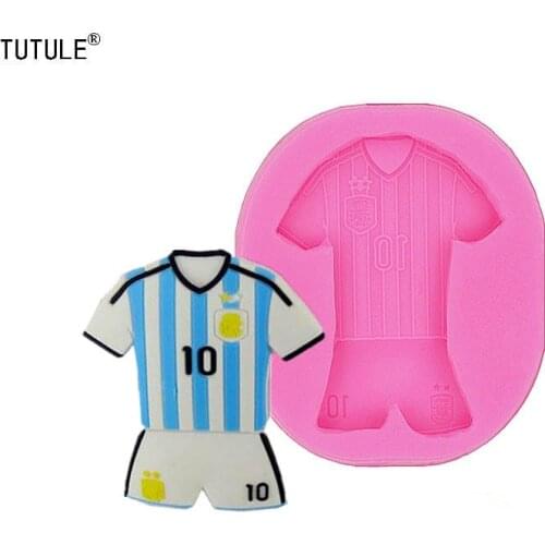 Gadgets- Fondant Cake Decorating Tools Messi Shirts Fondant Cake Decorating Mold Chocolate Baking Tool Decoration Dessert
