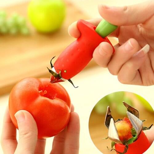 Kitchen Tool Home Ware Tomato Stalks Fruit Strawberry Knife Stem Leaves Remover Fruit Slicer Strawberry Huller Fruit Corer