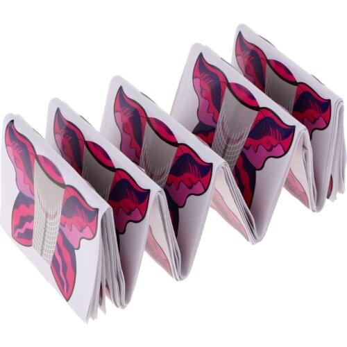 Square Roller Nail Art Sticker Forms Nail French Tip Manicure Extension Tool