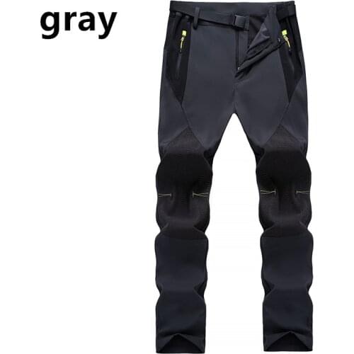Mens cycling pants sports trousers mountain bike pants running outdoor color matching spring and autumn hiking pants