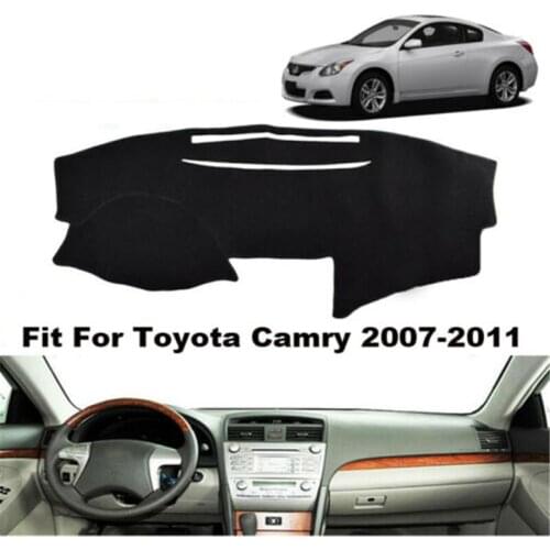 Car Dashboard Cover Pad For Toyota Camry 2007-2010 Anti-Slip Dashboard Carpet Sunshade Dashmat Protective Cape Rug Accessories
