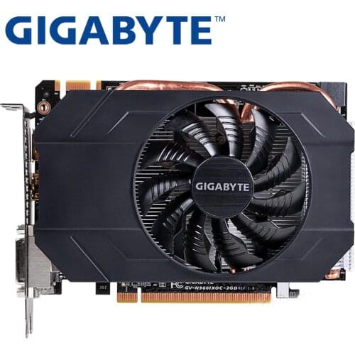 GIGABYTE Graphics Card Original GTX960 2GB 128Bit GDDR5 Video Cards for nVIDIA VGA Cards Geforce GTX 960 Dvi Hdmi Used game