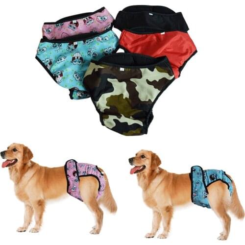 Dog Diapers Physiological Pants Sanitary Washable Diaper Pant For Dog Panties Shorts Underwear Briefs For Dogs