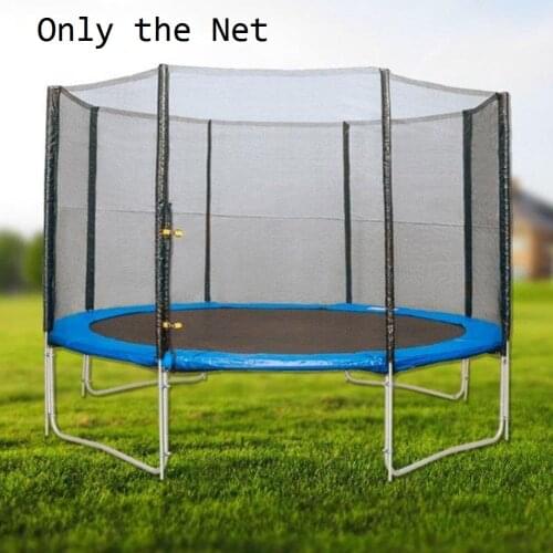 10-16ft Outdoor Trampoline Protective Net For Kid Child Anti-fall Polyethylene Trampoline Jump Pad Safety Net Protection Guard