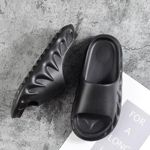 Summer Men Slippers Quick Dry Casual Shoes Beach Sandals Non-slip Slides Massage Slippers Home Bathroom Flip Flops For Women