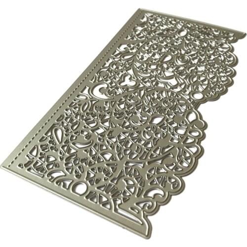 Wedding Lace Metal Cutting Dies Stencil Scrapbooking DIY Album Stamp Paper Card Embossing Decoration Craft