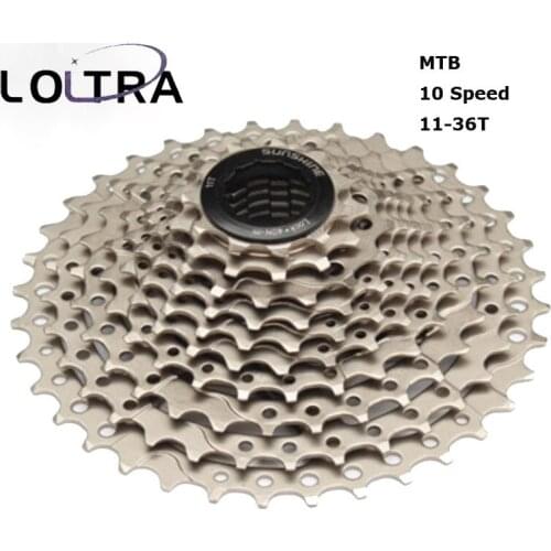 LOLTRA Bicycle Freewheel 10 S Speed 11-36T MTB Freewheel Mountain Bicycle Cassette Bike parts Sprockets