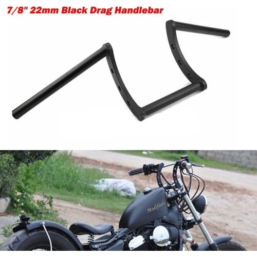 Universal 7/8'' 22mm Bar Handle Bar Motorcycle Drag Z-Bar Pullback Handlebar for Harley Honda Yamaha Suzuki Kawasaki Dirt Bike