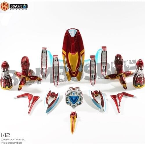 【IN STOCK】1/12 MK50 Iron Men Nota Studio IN TOY for 1/12 Action Toys Tony Figure model Accessories without box
