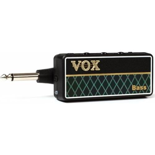 VOX AP2BS amPlug 2 Bass G2 Guitar Headphone Bass Guitar Amplifier with 3 Gain Modes, Speaker Cabinet Emulation, and Aux in Jack