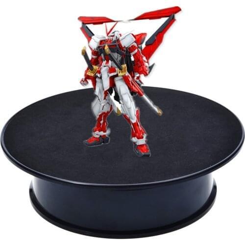 Black Color Velvet Top Motorized Rotating Display Stand for Jewelry Model Hobby Collectible Product and&mobile phone display