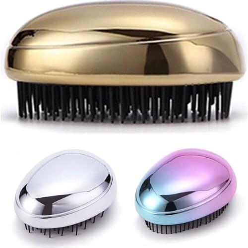 1pc Hair Brush Egg Shape Hairbrush Anti Static Styling Tools Hair Brushes Detangling Comb Salon Hair Care Comb For Travel