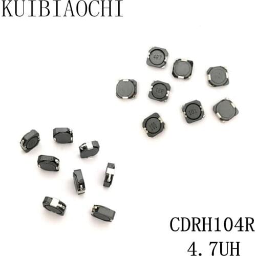 10pcs/LOT SMD Power Inductor CDRH104R 4.7UH 4R7 10*10*4mm shielded winding inductor