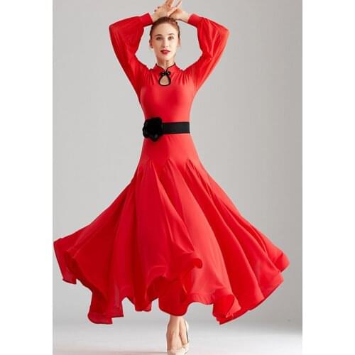 2020 Women modern dance dress high-grade ballroom dance clothes standard ballroom dancing performance costumes waltz dress