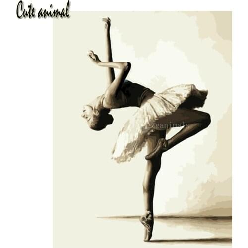 Diamond Painting 5D Ballet dancer woman DIY diamond embroidery Full Square Round drill diamond Mosaic Cross Stitch Decoration