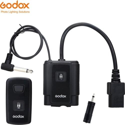 Godox DM-04 Wireless Studio Flash Trigger for Canon, Nikon, Pentax, Olympus, Samsung, 4 Channel, AC Power, Sync Speed 1/200s