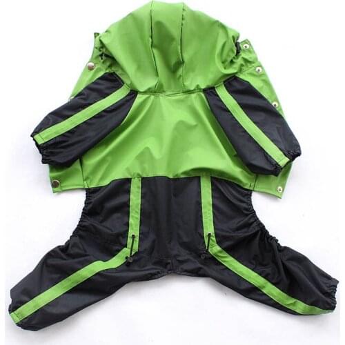 2016 new dogs cats raincoats clothes doggy spring autumn rain jackets clothing puppy overcoat pet dog cat outwear jumpsuits 1pcs