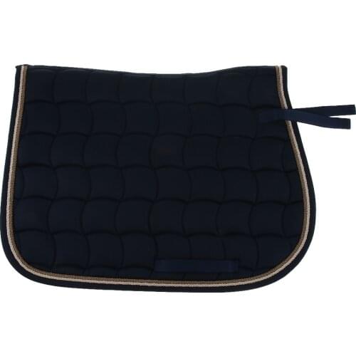 Cotton Quilted Horse Saddle Cloth Equestrian Saddle Pads with Piped Edge 69x50cm Horse Equipment седло для лошади