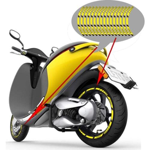 KODASKIN Motorcycle 2D Emblem Round Sticker Decal Big Wheel Rim for gogoro
