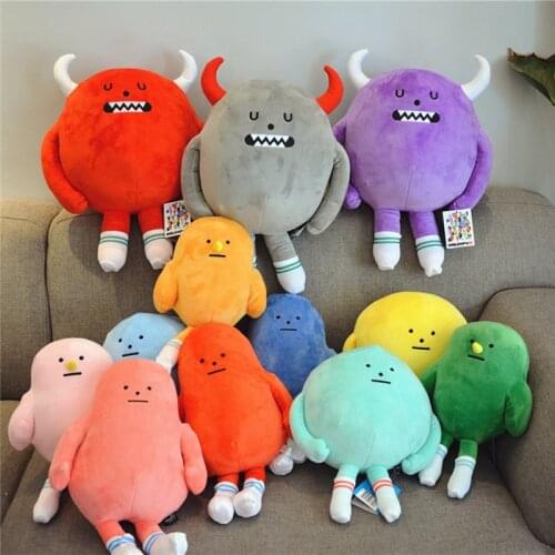 Creative 45CM Soft Stuffed Toys Korea Ins Girl Heart Cute Cartoon Sticky Monster Doll Socks Funny Plush Doll Gift