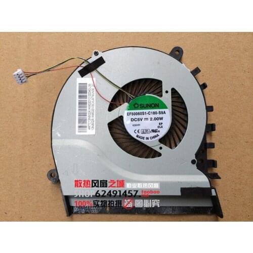 Laptop cpu cooling fan cooler for Asus Vivobook S551LB V551LB S551 V551 R553LN R553 EF50060S1-C180-S9A DC5V 2.00W