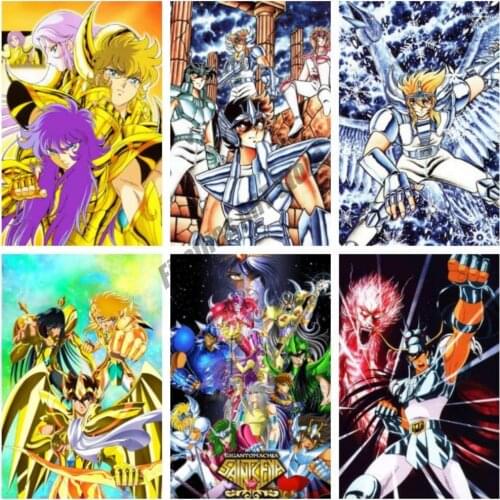 Saint Seiya Classic Anime Wall Art Canvas Painting Posters and Prints Home Decoration Pictures for Living Nordic Room Decor