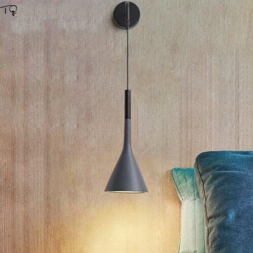 Nordic Modern Minimalist Wall Lamp Home Decor Individual Wall Sconce Bedside Bedroom Lamp Hallway Corridor Living Room Staircase