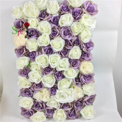 SPR FW1812213 wedding decoration event flower wall backdrop decoration hanging artificial flowers wholesale wedding flower wall