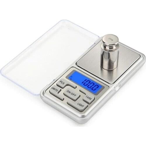 200/500g x 0.01/0.1g High Accuracy Jewelry Kitchen Scale Electronic LCD Display Scale Mini Pocket Digital Scale Outdoor tools