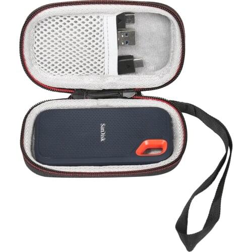 Newest EVA Hard Cover Case for SanDisk 250GB 500GB 1TB 2TB Extreme Portable SSD SDSSDE60 Carrying Storage Bag
