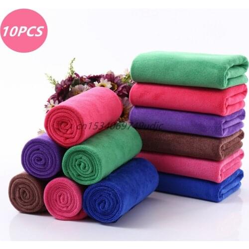 10PCS 420GSM Car Styling Microfiber Soft Cleaning Towel Auto Motorcycle Car Washing Glass Household Cleaning Towels