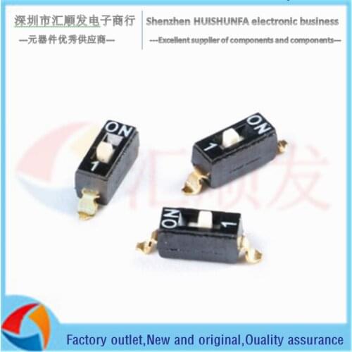 2pcs!!! DSIC01LSGET 2.54mm pitch 1 bit high push chip dip switch/dip code switch