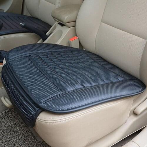 Car Seat Cushion 4 Color auto Cushion Car Seat Covers Premium driver seat cushion Bamboo Charcoal Leather Seat Cushion pad