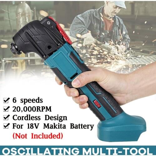 20000 RPM Cordless Oscillating Multi-Tools Variable Speed Renovator Home Decoration Trimmer Electric Saw for Makita 18V Battery