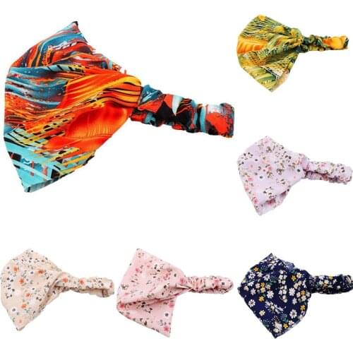 Bohemia BOHO Wide Cotton Stretch Women Headbands Trendy Contracted Breathable Sports Headband Elegant Versatile Nice Hair Bands